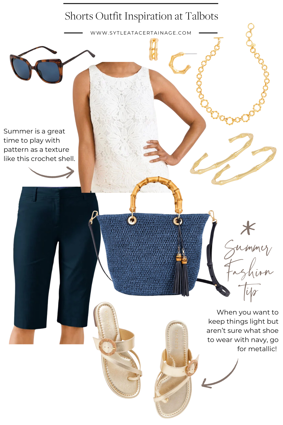 Shorts Outfit Inspiration at Talbots