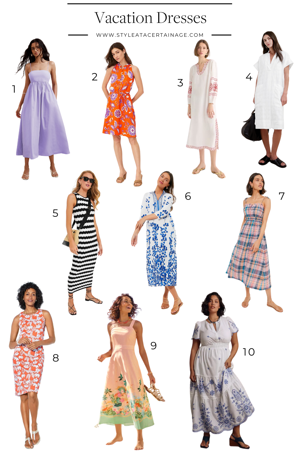 Girls Weekend Getaway Vacation Dresses