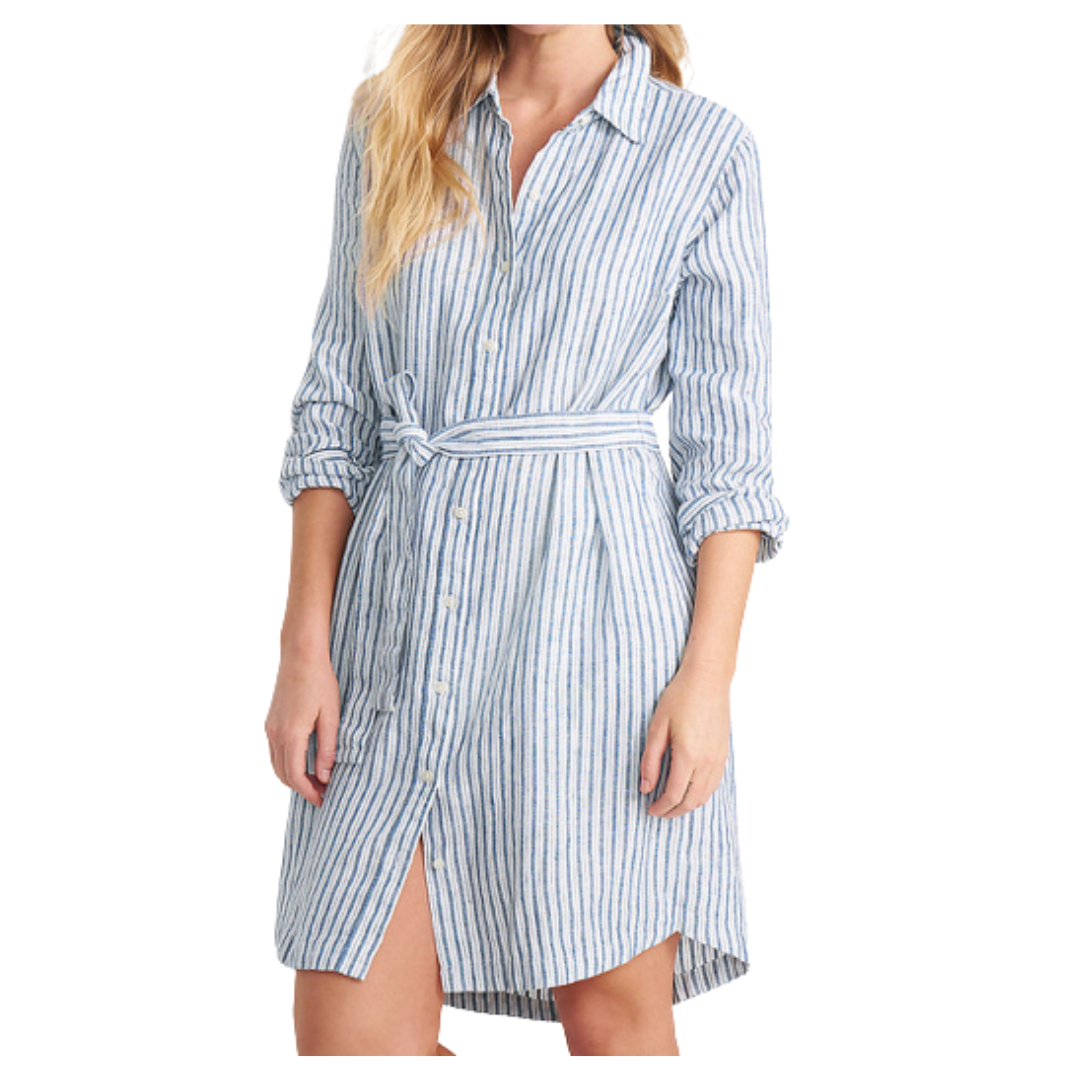 linen shirtdress