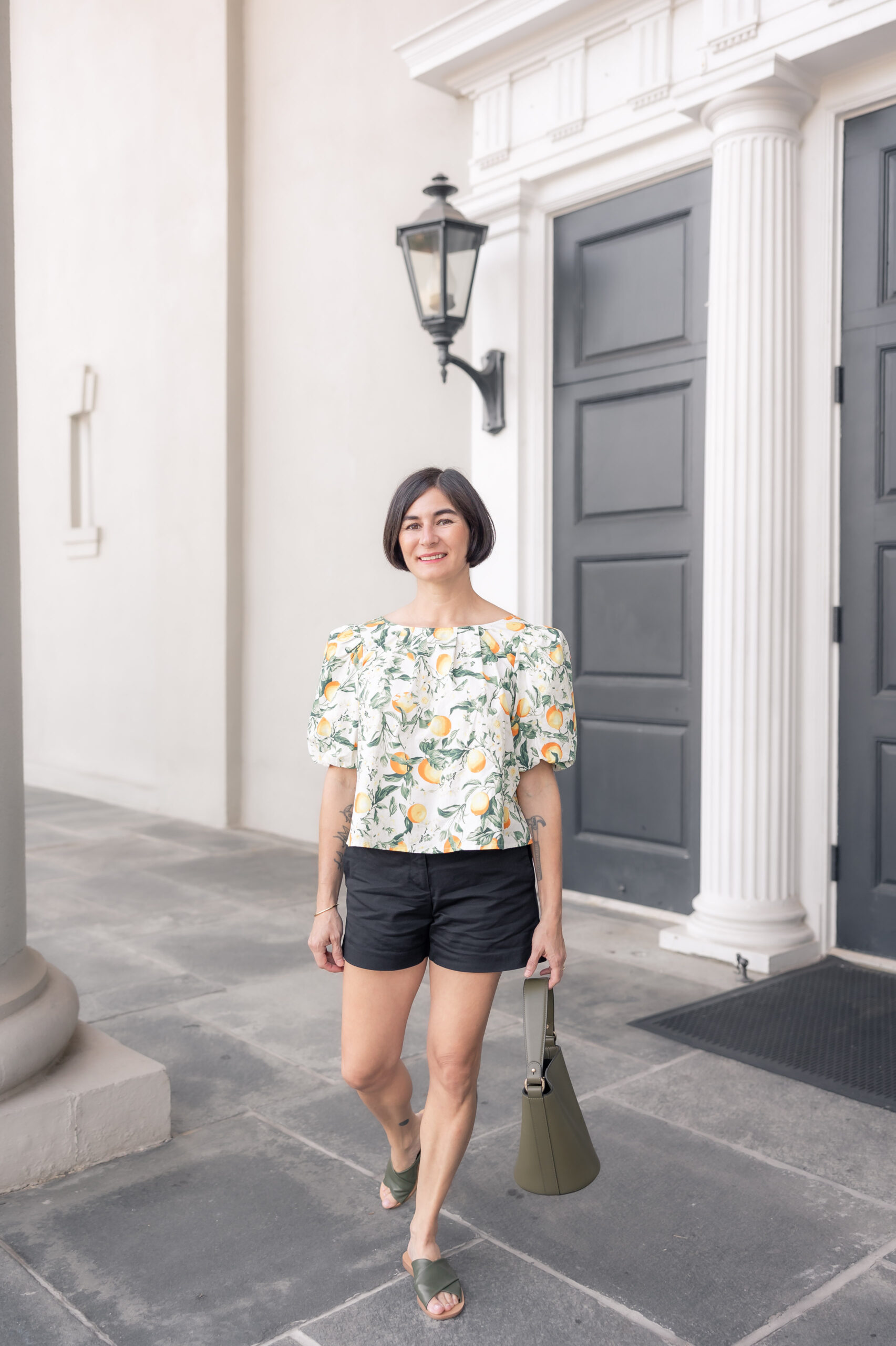 Feminine Summer Blouse with shorts