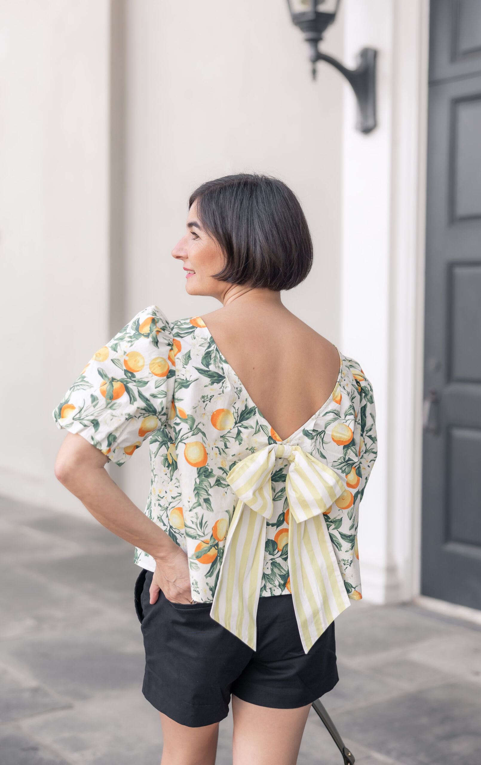 Bow Back blouse