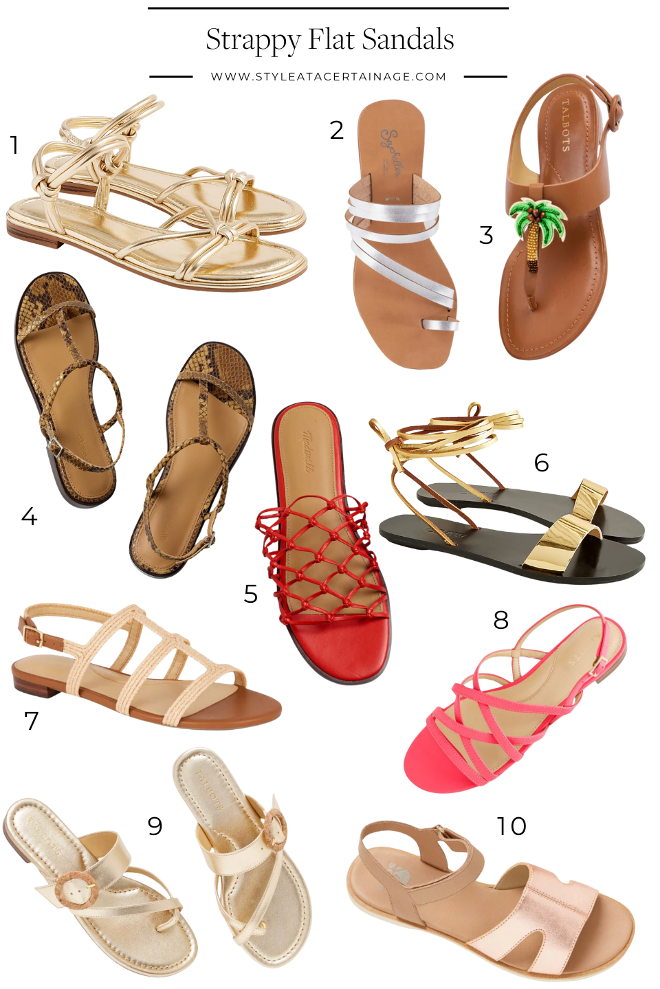 Best Strappy Summer Sandals