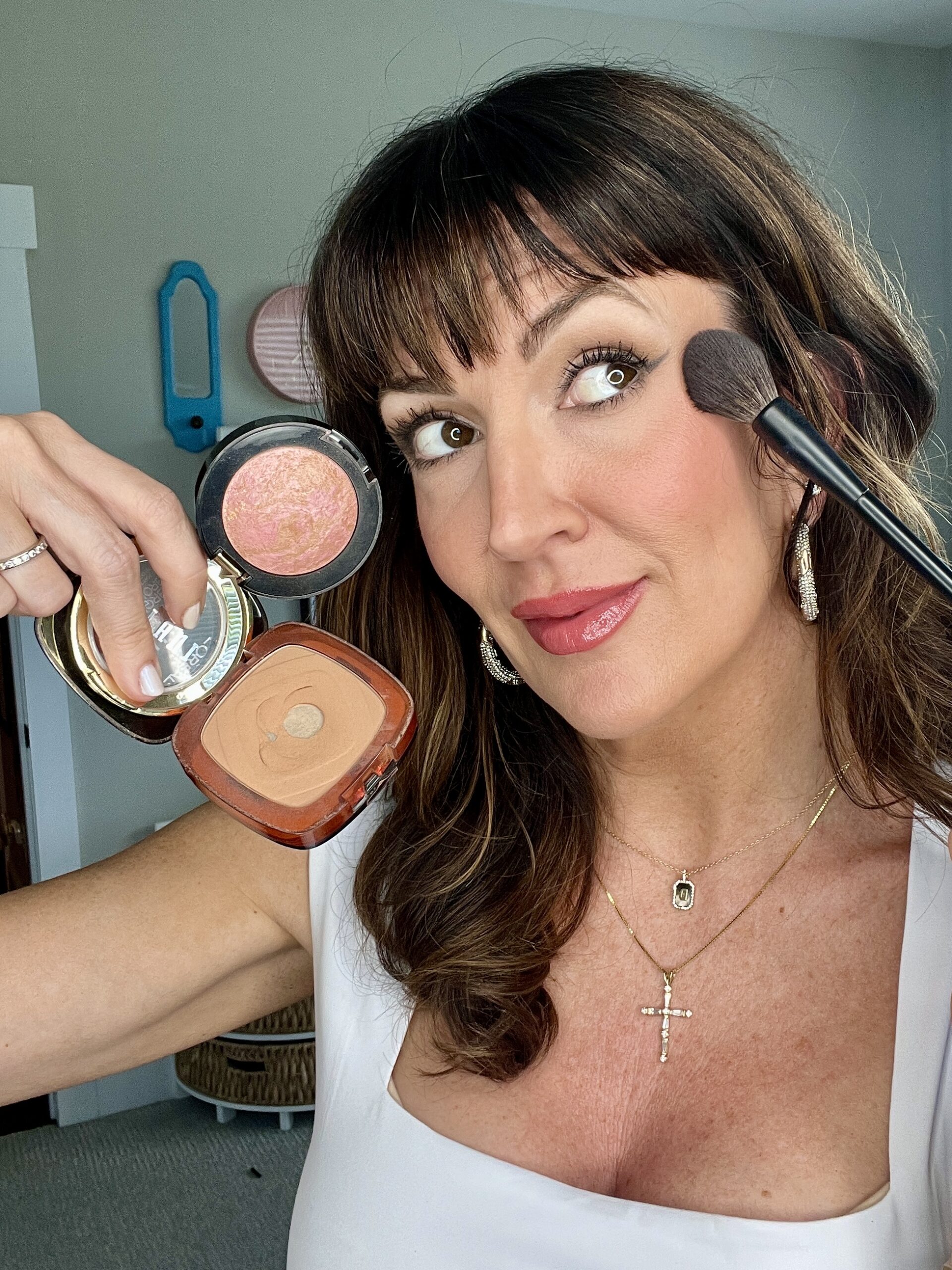 drugstore bronzer and blush