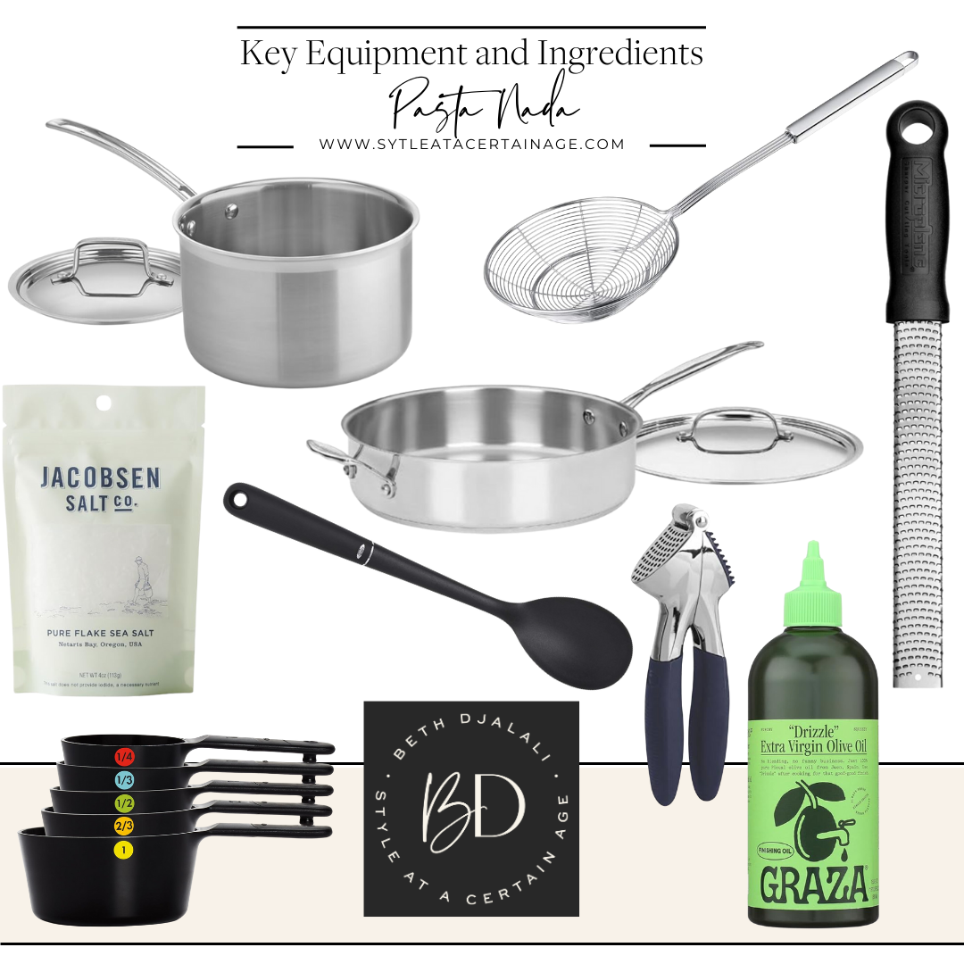 Equipment and Ingredients