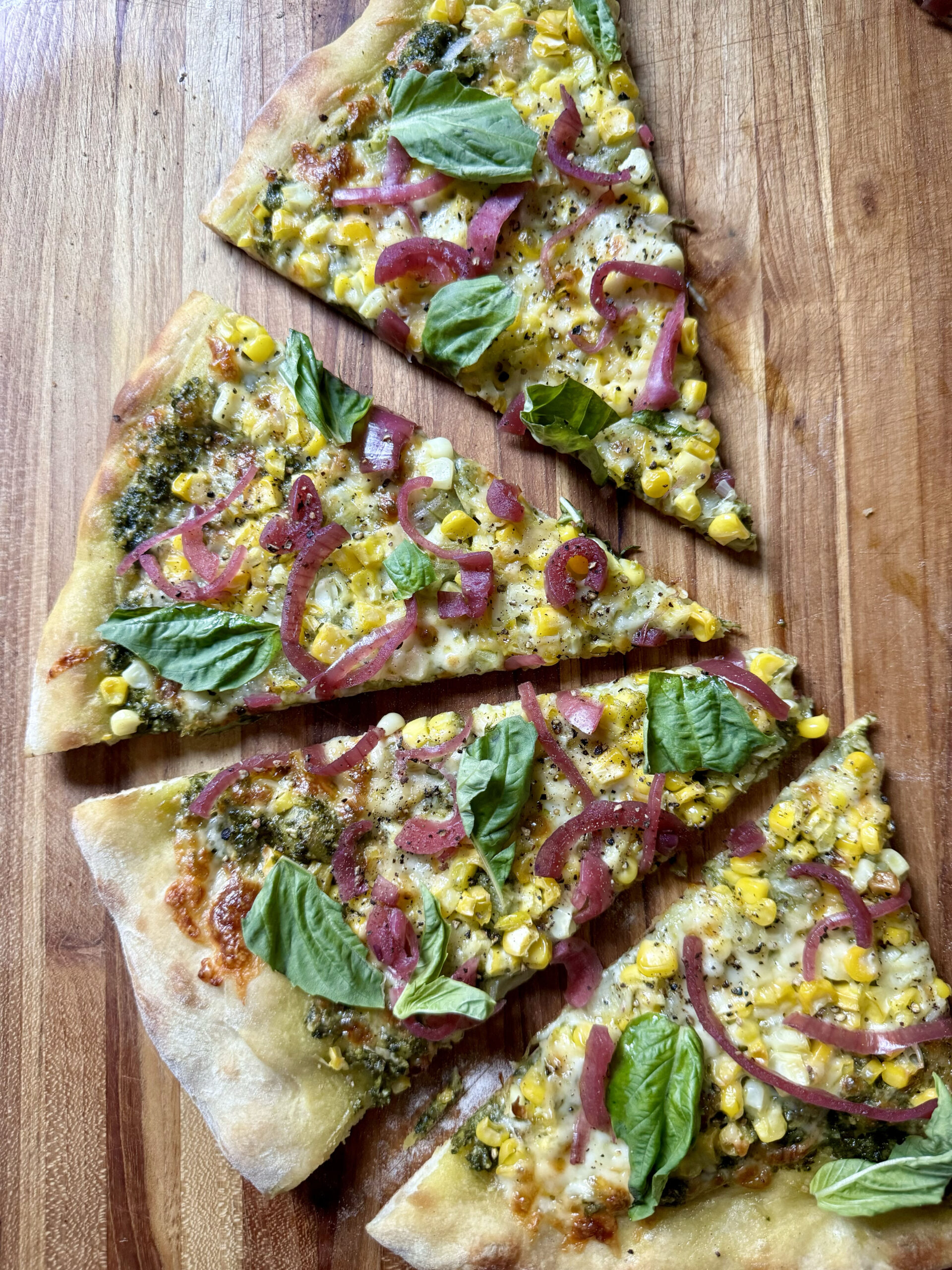 summer corn pizza