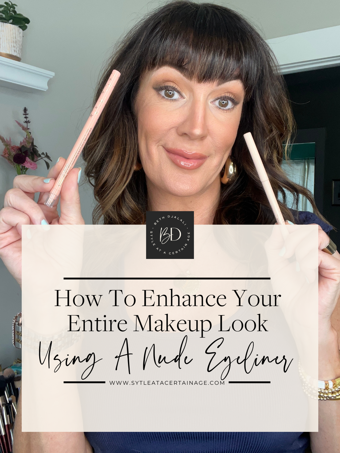 How To Enhance Your Entire Makeup Look Using A Nude Eyeliner