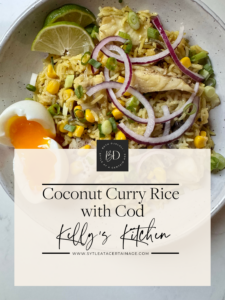 Coconut Curry Rice with Cod