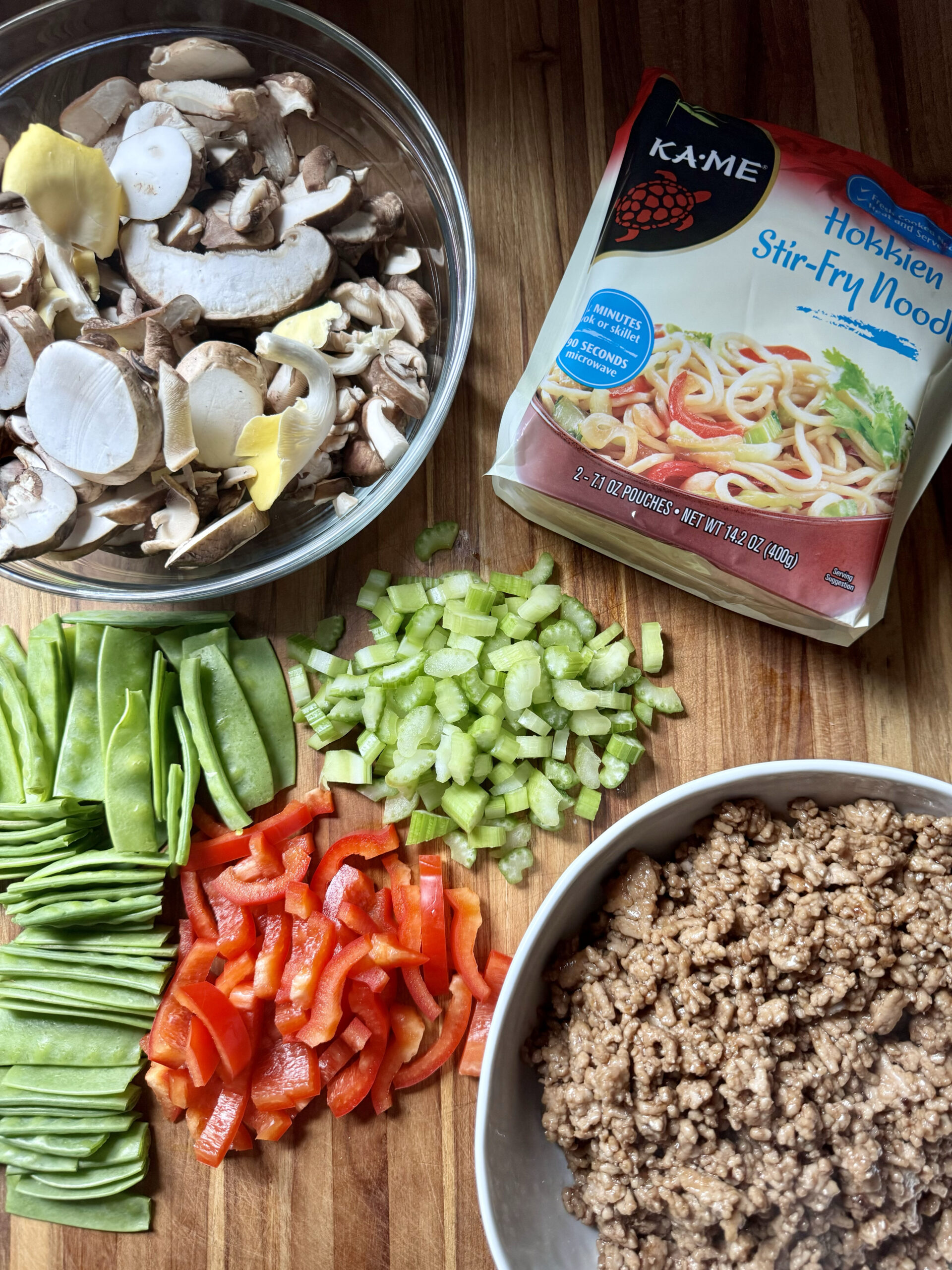 Stir Fry Noodles ingredients