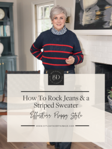 Effortless Preppy Style: How to Rock Jeans and a Striped Sweater