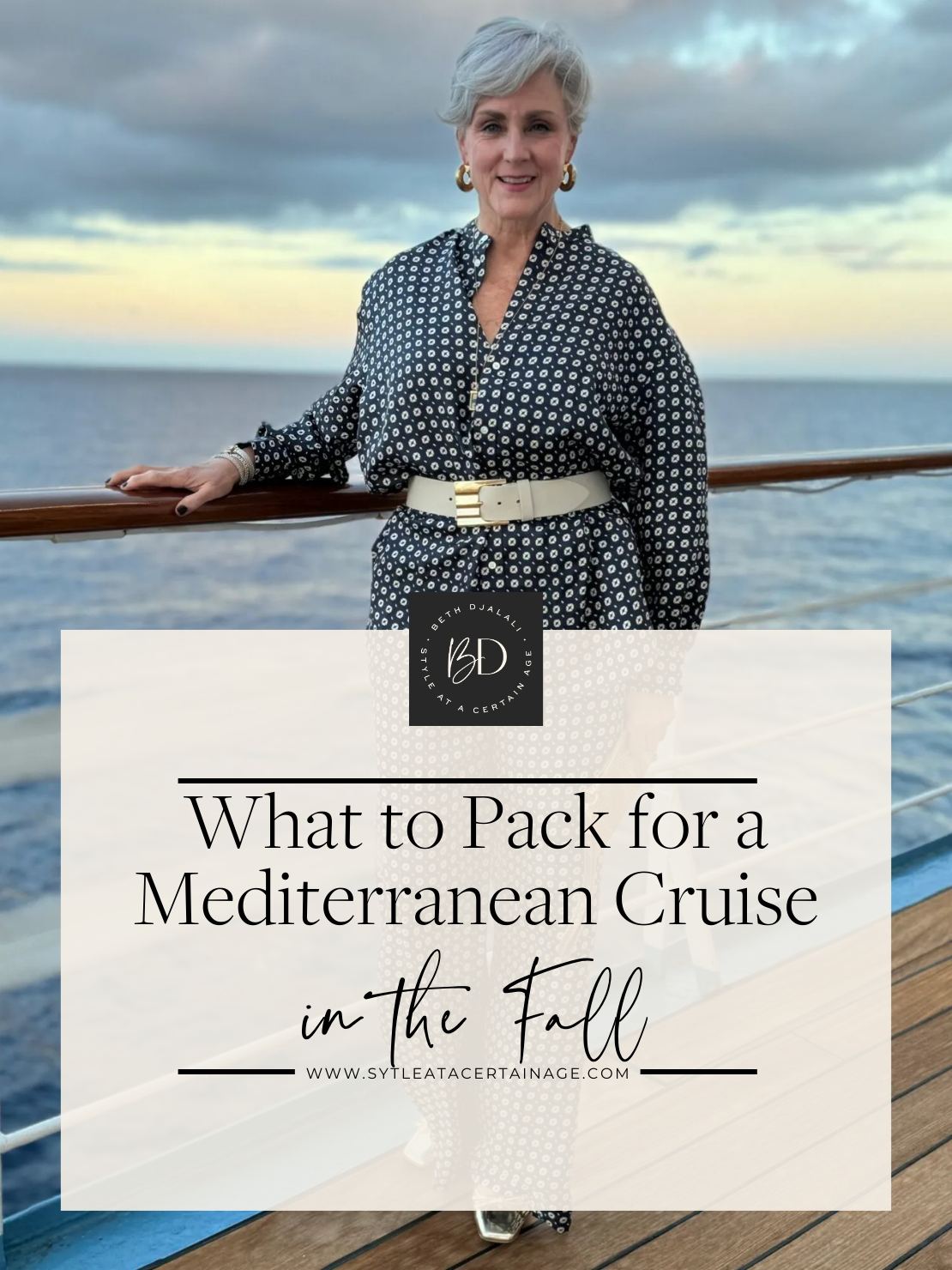 What to Pack for a Mediterranean Cruise in the Fall