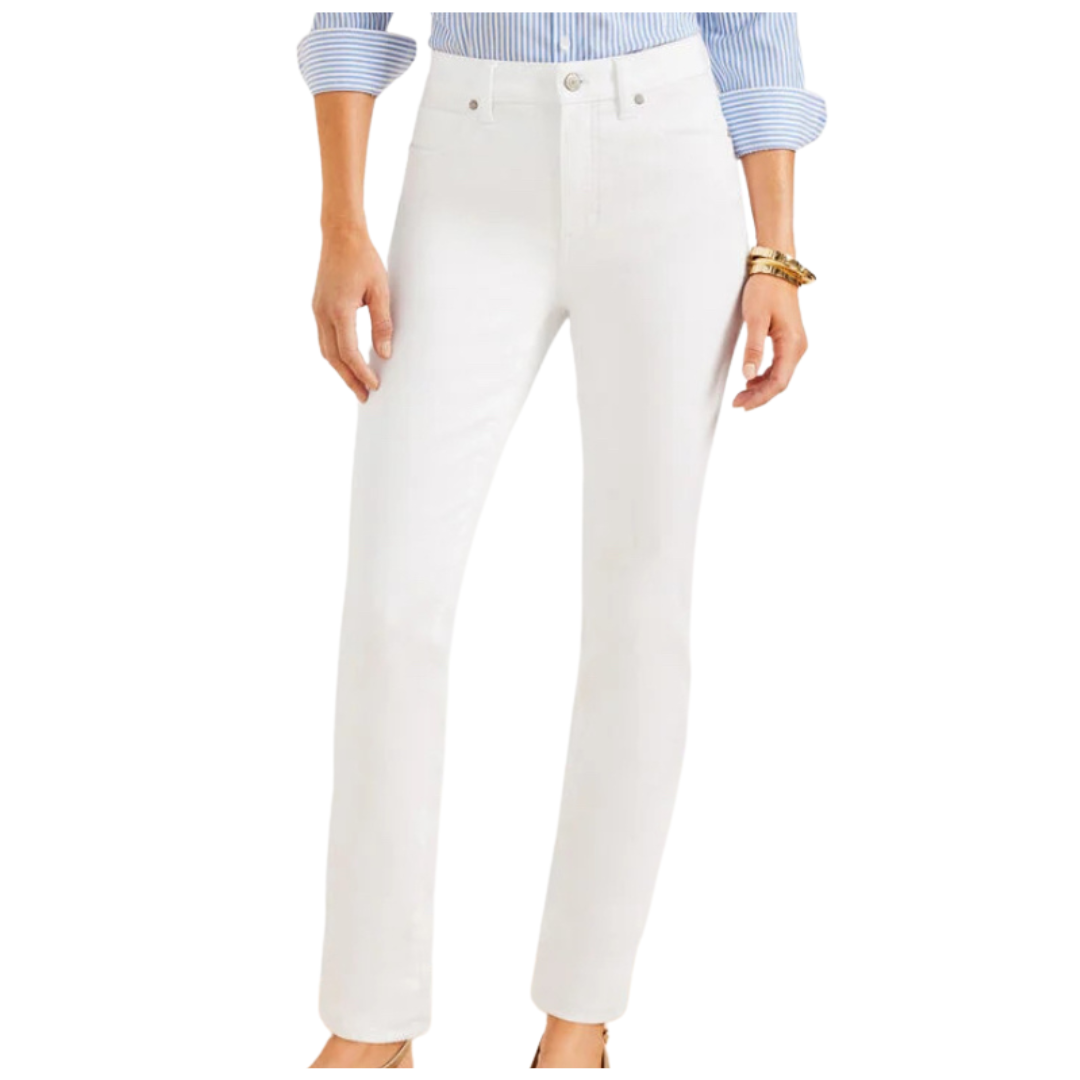 high waist straight white jeans | Readers' Favorites 10/13-10/20