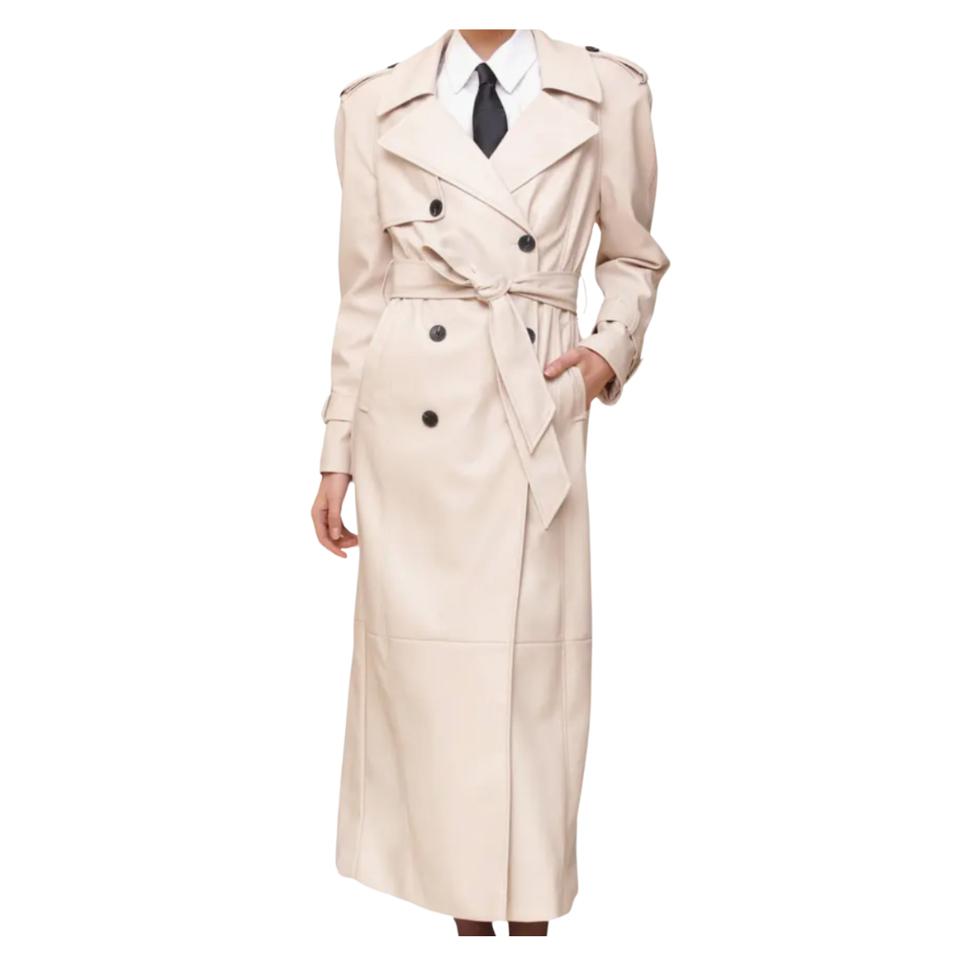 maxi trench coat