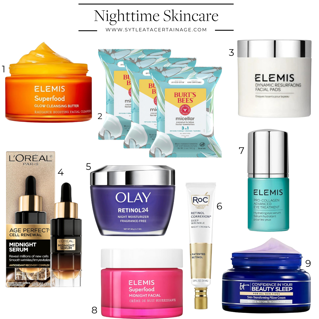 Fall Beauty Roundup Nighttime Skincare