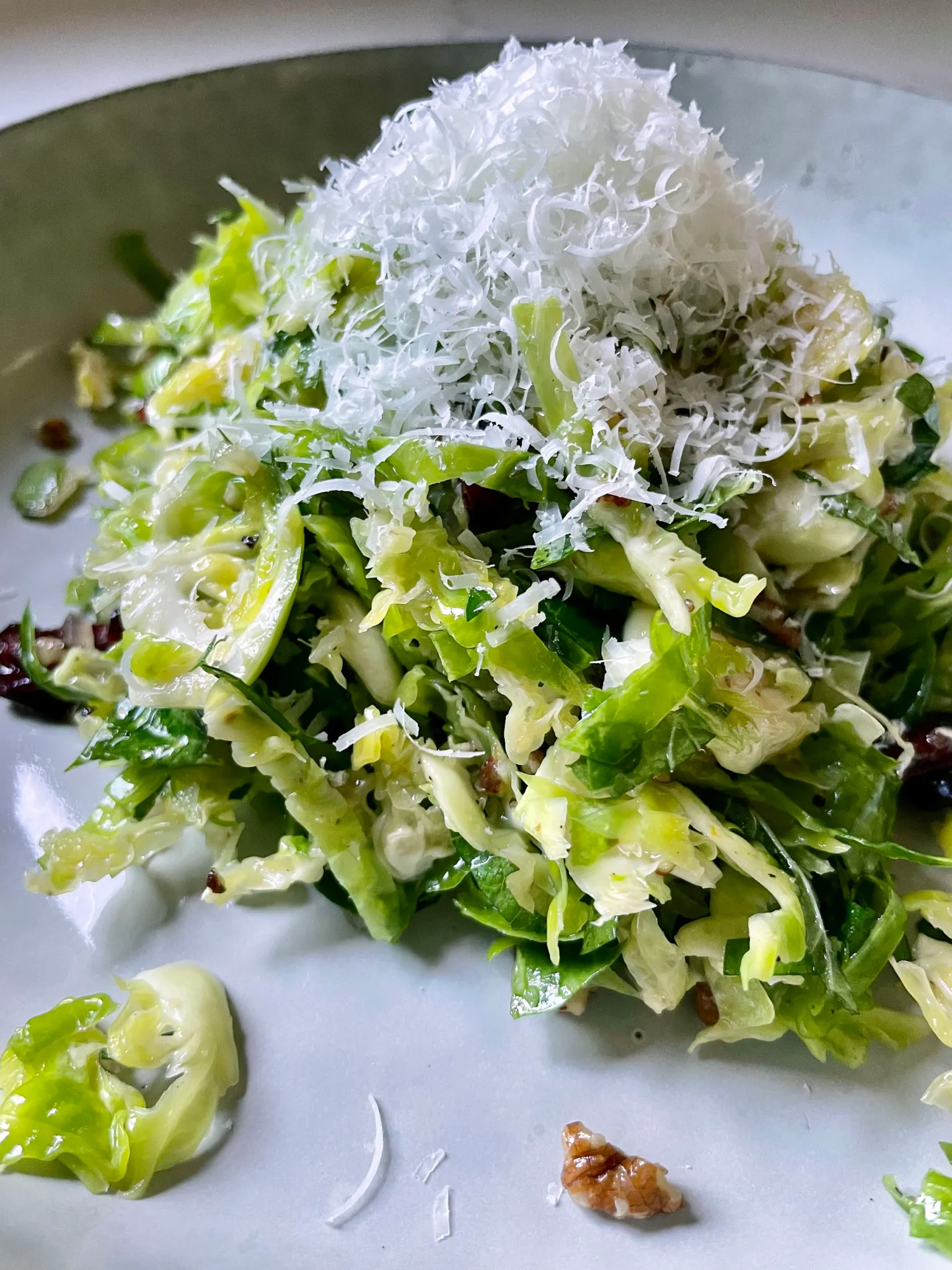 Brussels Sprout Salad with Lemon Vinaigrette