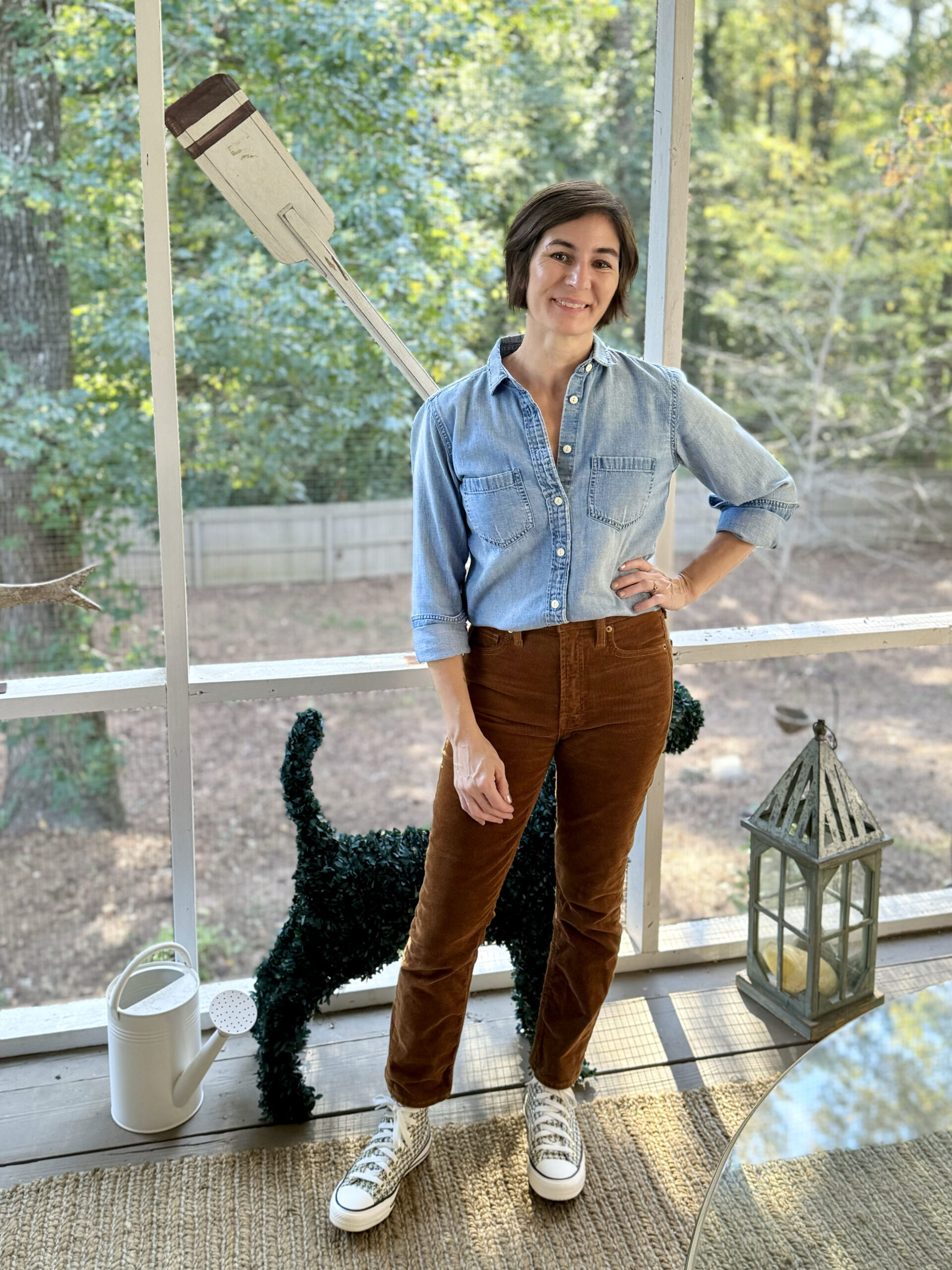 corduroy pants fall outfit