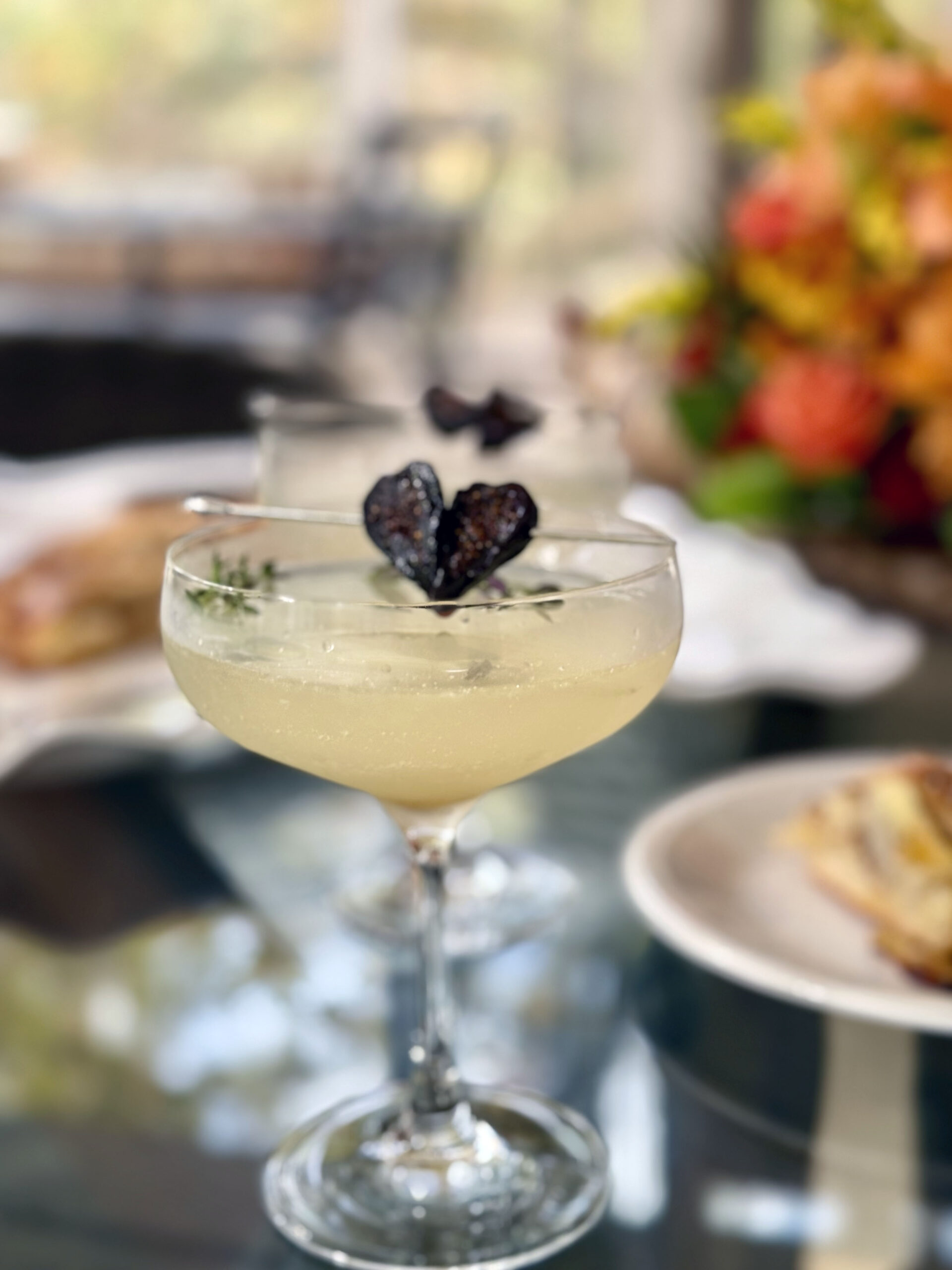 Fig Jam Bee's Knees | Fall Holiday Cocktail and Appetizer