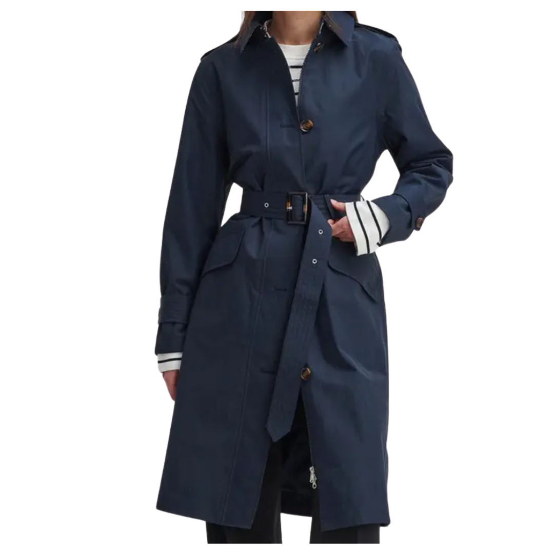 trench coat | Navy Coat