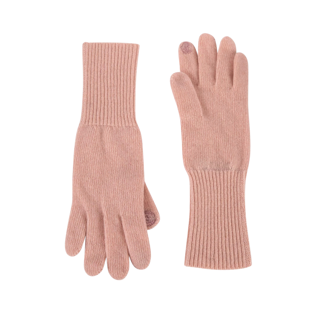 cashmere tech gloves | How to Add a Pop of Color to Your Outfit