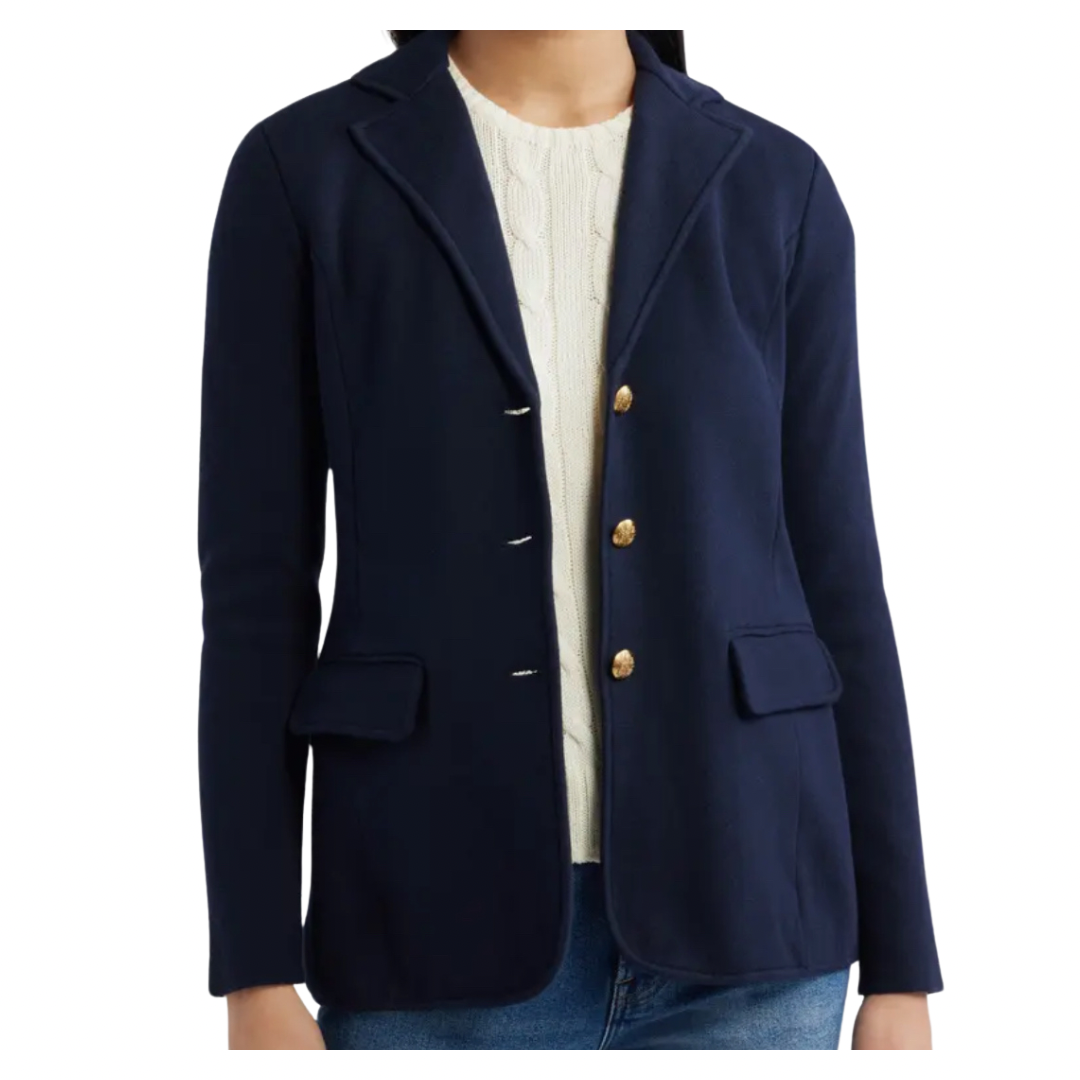 sweater jacket | Navy Coat