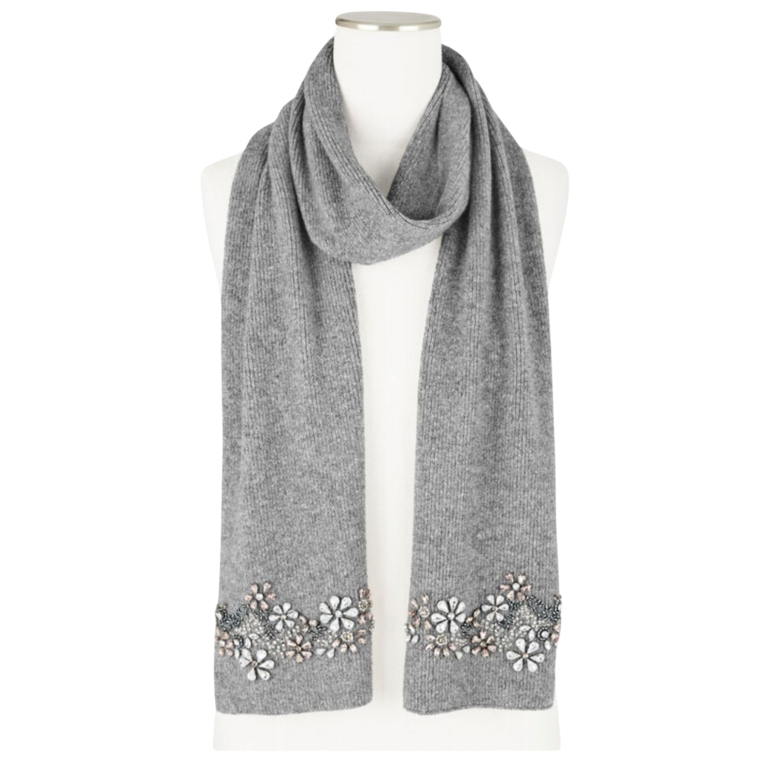 embellished scarf