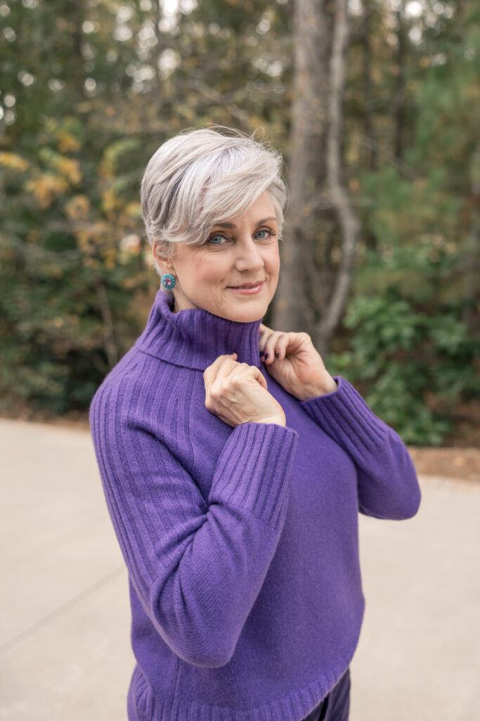 purple sweater for winter | Readers' Favorites 11/03-11/10