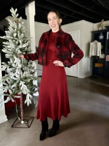 The Perfect Post-Christmas Outfit: A Crimson Moment