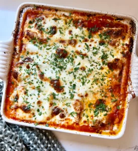 Christmas Eve Lasagna for Two