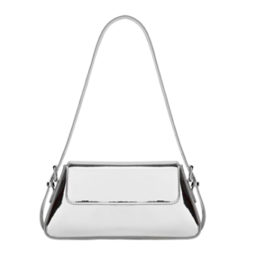 Silver Hobo Tote