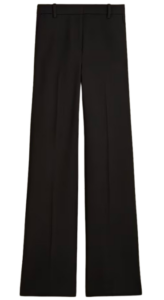 J.Crew Wide Leg Trouser in Four Season Stretch – Black