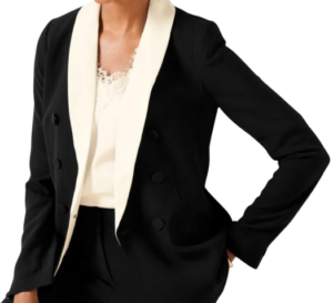 Talbots Stretch Crepe Tuxedo Blazer