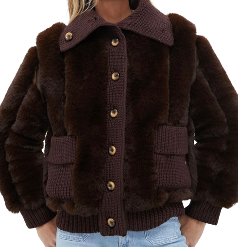 Tuckernuck Mahogany and Faux Fur Walden Jacket