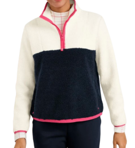 Talbots Teddy Sherpa Half-Zip