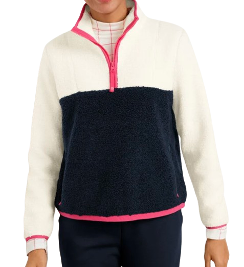 Talbots Teddy Sherpa Half-Zip