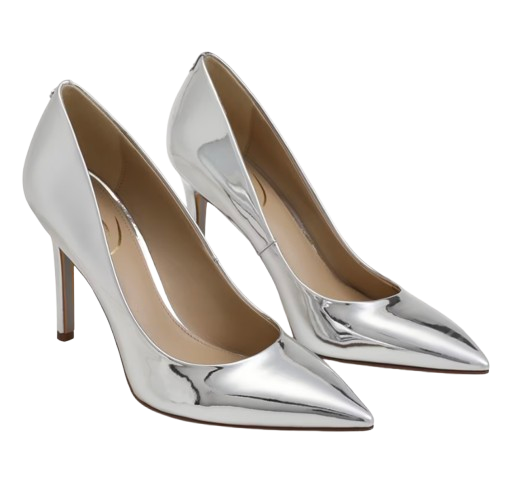 Sam Edelman Hazel Pointed Toe Pump – Mirror Silver