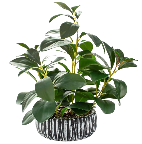 Faux Potted Desk Plant