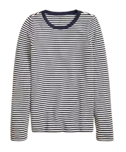 J.Crew Perfect Fit Long Sleeve Tee – Striped