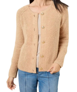 Talbots Spring Bouclé Sweater Jacket