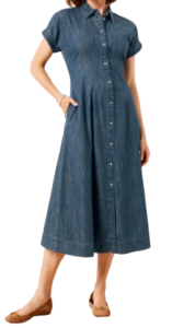 Talbots Denim Shirtdress