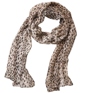 Anthropologie Leopard Print Scarf