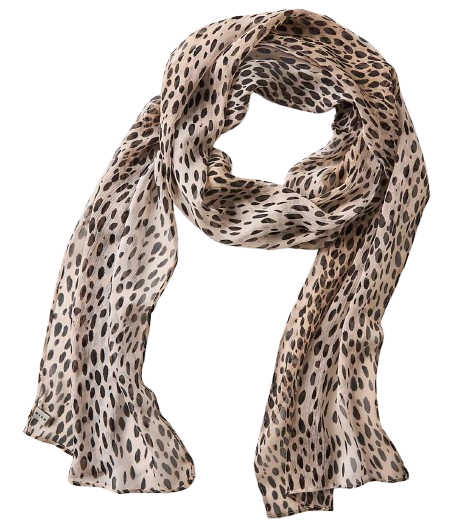 Anthropologie Leopard Print Scarf