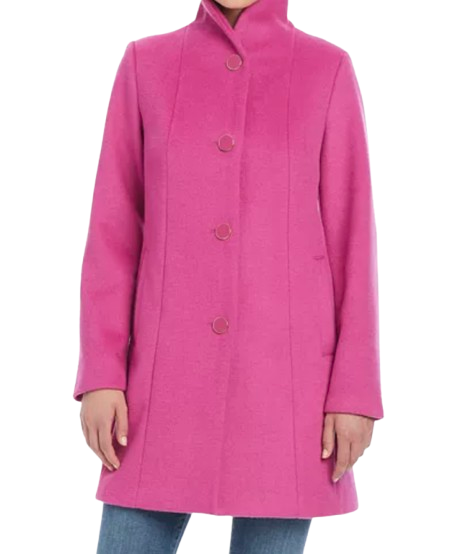 Kate Spade Single Breasted Stand Collar Coat