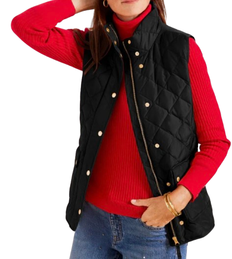 Talbots Quilted Down Puffer Vest