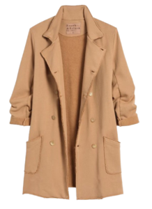 Frank & Eileen Belfast Sweatshirt Trench Coat