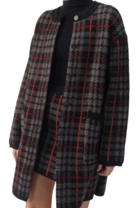 Sanctuary Plaid Long Cardigan