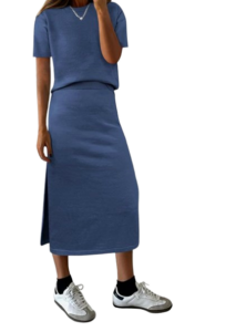 Amazon Short sleeve skirt set