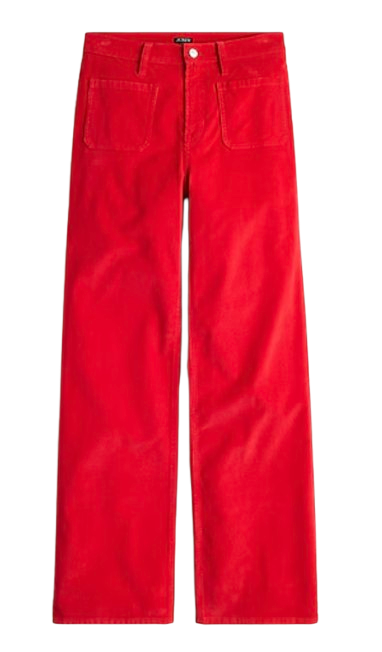 J.Crew Sailor-Slim Wide Leg Stretch Corduroy Pants