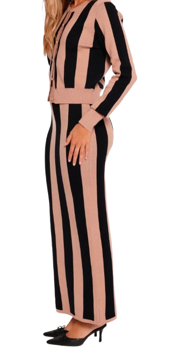 Amazon Striped Skirt Set