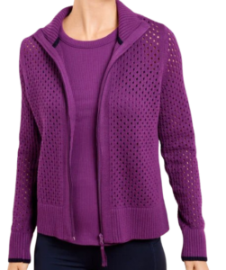 Talbots Coolmax Full-Zip Sweater Jacket