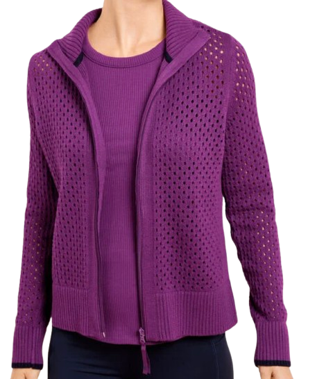 Talbots Coolmax Full-Zip Sweater Jacket