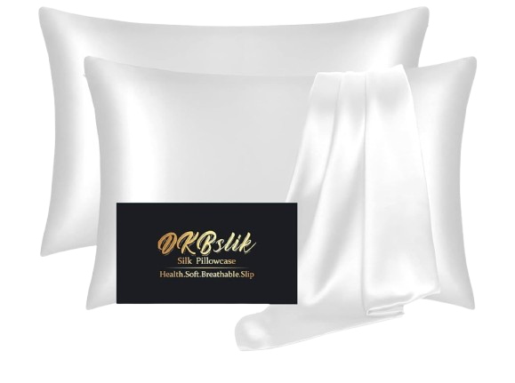 Amazon Silk Pillowcase- White